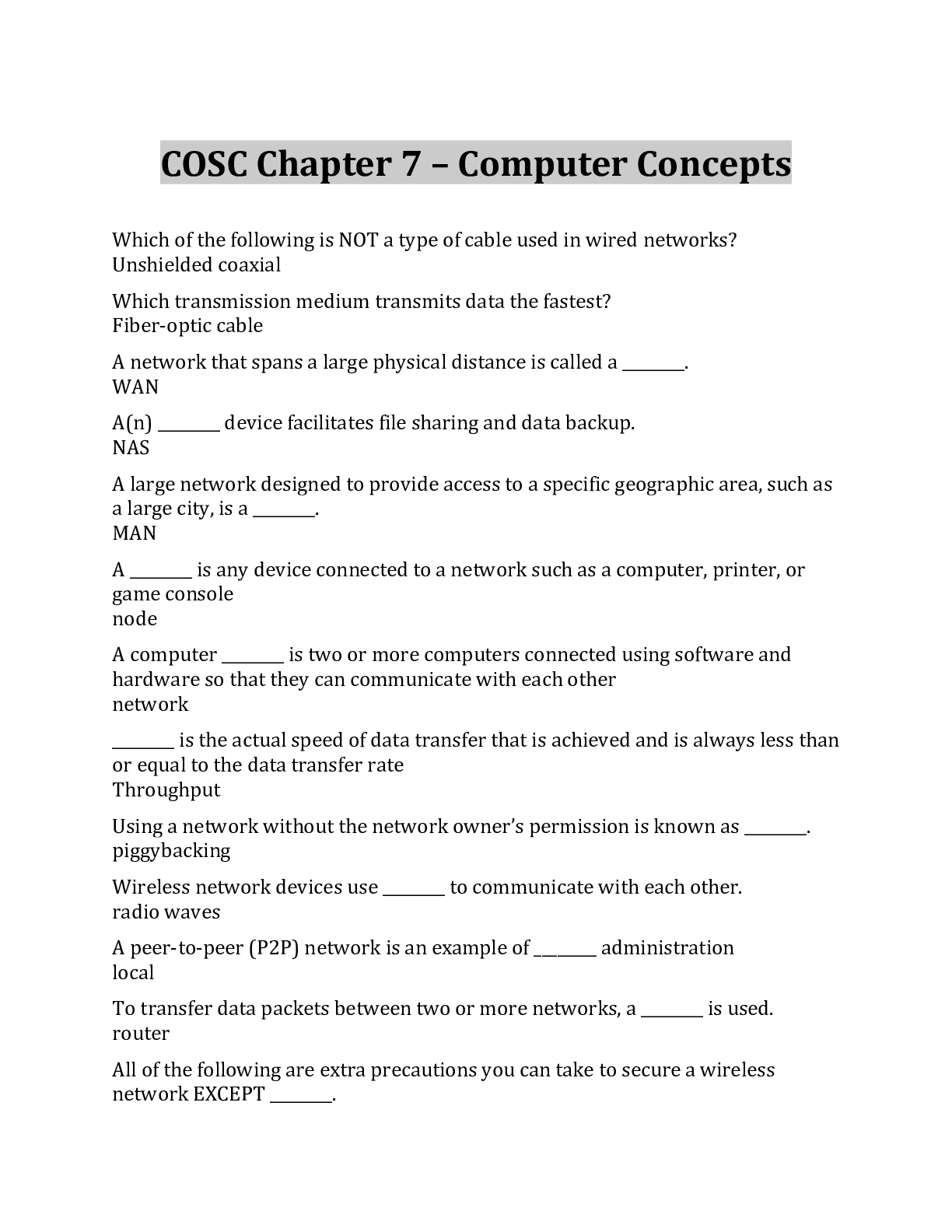 Preview image for COSC Chapter 7 – Computer Concepts